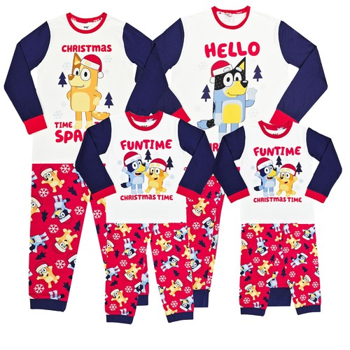 Bluey family pigiama natalizio - pigiama,